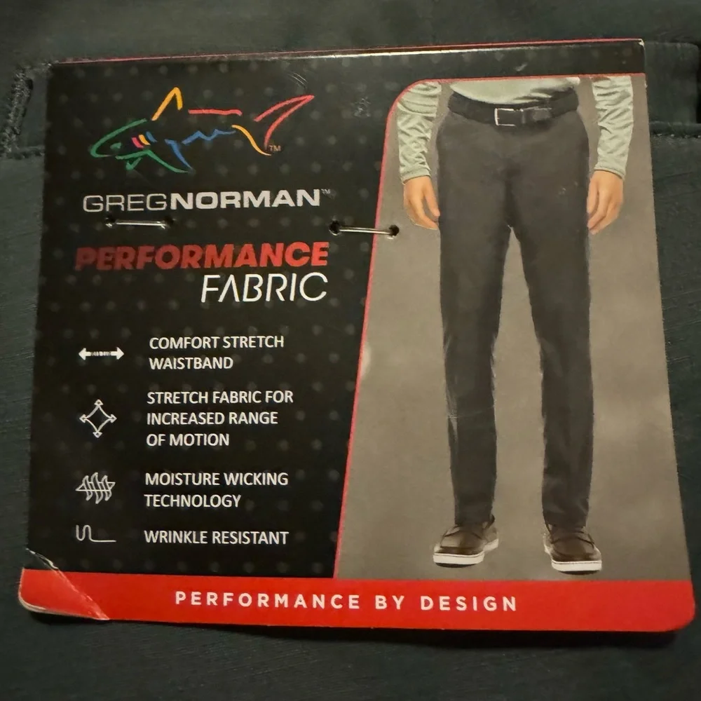 Greg Norman Stretch Pants in Iron Gate - Size 40 x 30